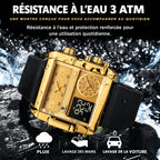 👑 POEDAGAR IMPERIAL GOLD X™ - Montre Homme Digitale au Design Luxe (+Coffret Poedagar inclus 🎁)