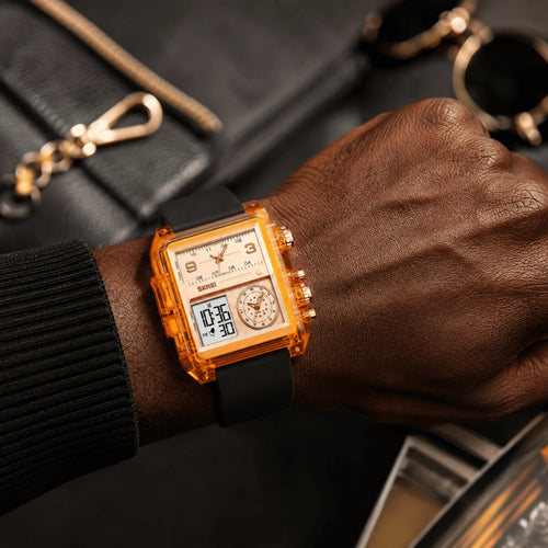 SKMEI AURORA X™ – Montre Homme Digitale au Design Futuriste Premium