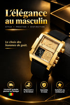 👑 POEDAGAR IMPERIAL GOLD X™ - Montre Homme Digitale au Design Luxe (+Coffret Poedagar inclus 🎁)
